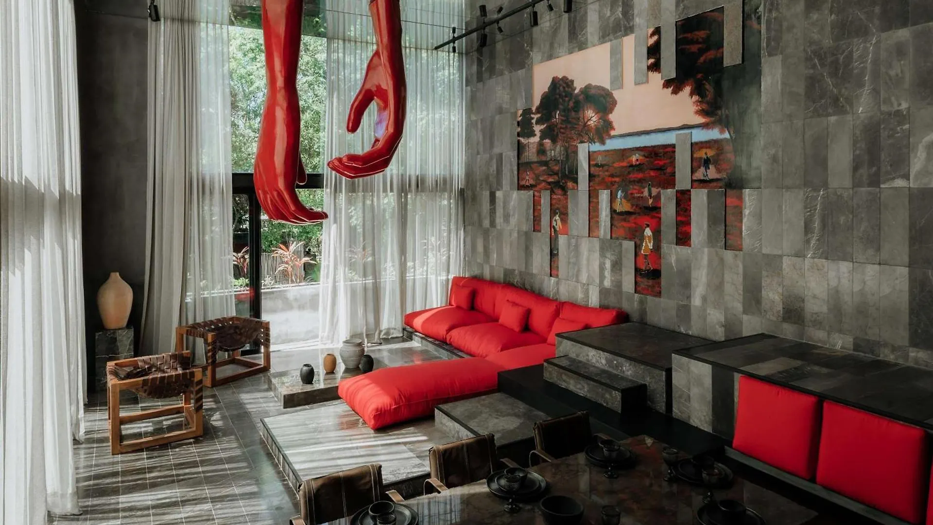Barneys New York Luxury Red Condo Tulum